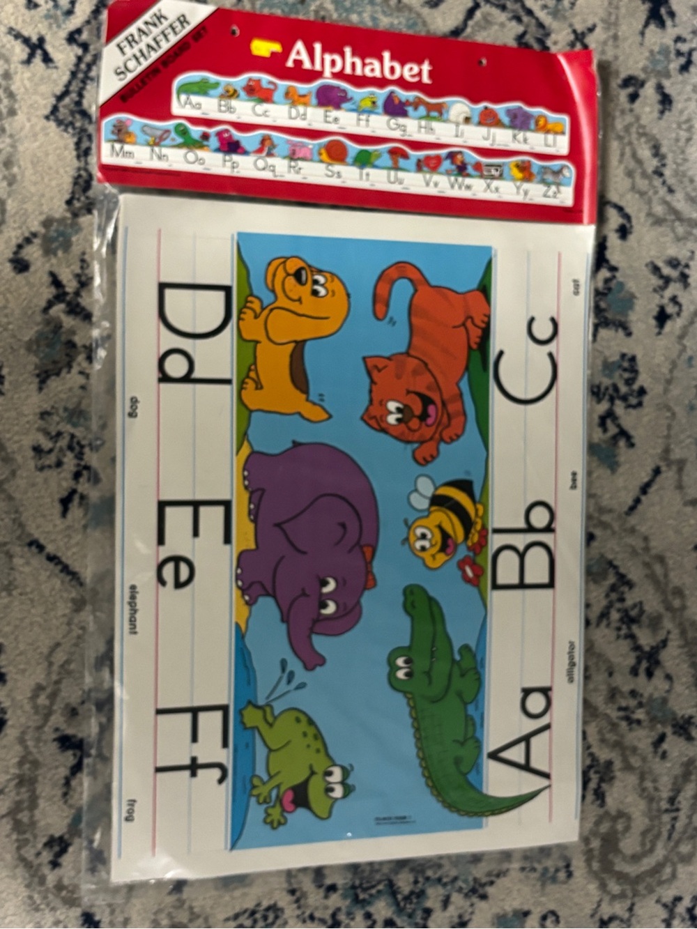 Vintage 90s Frank Schaffer Alphabet- new